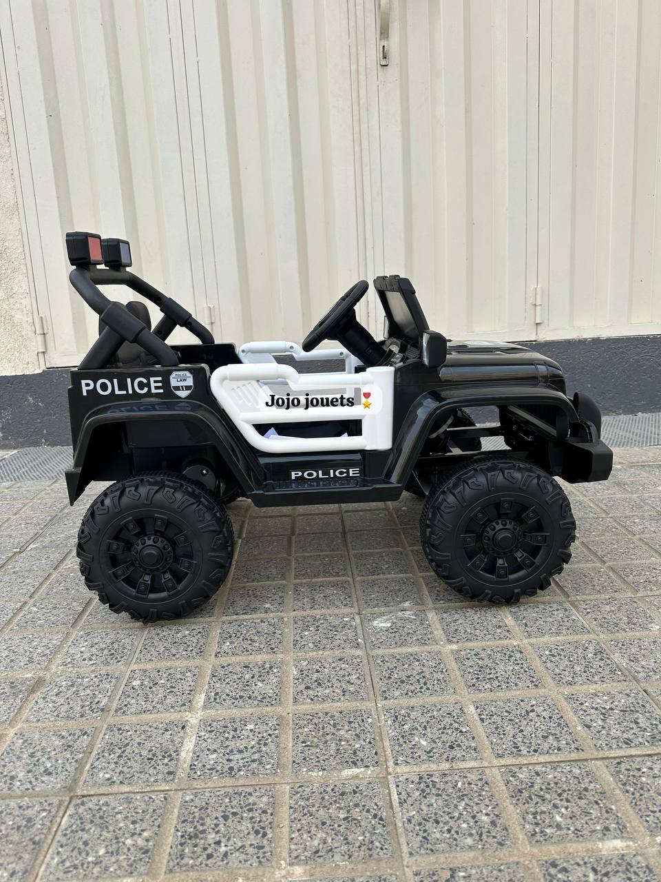 VOITURE JEEP POLICE 🔵🔴ELECTRIQUE 12V ⚡