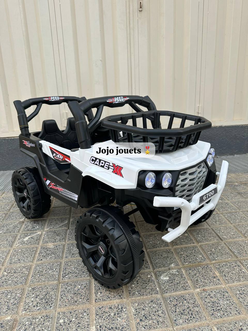 🎖️VOITURE ELECTRIQUE PANIER 12V MINI BUGGY MERCEDES 4x4 ⚡️